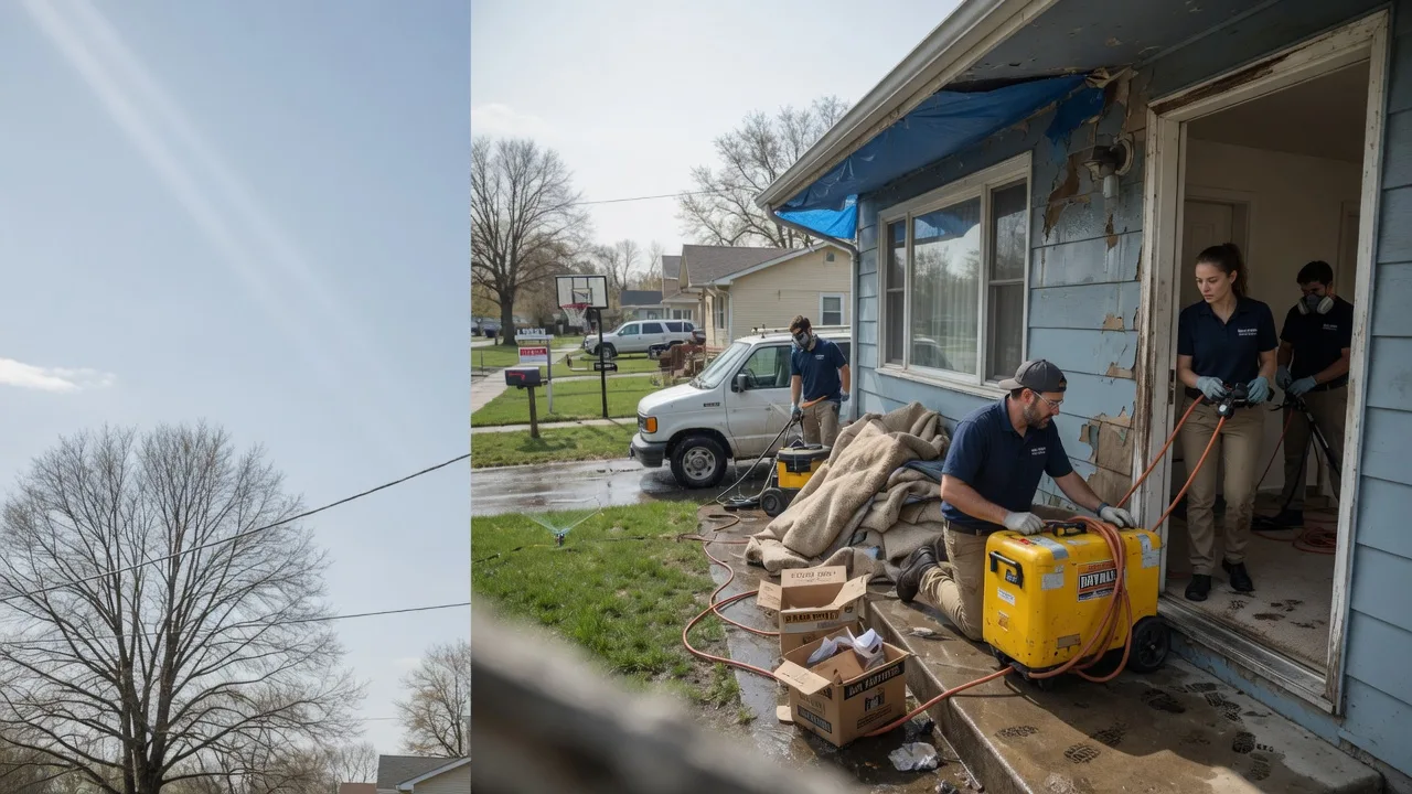 Basement Flood Cleanup in Hillsboro, OH near me